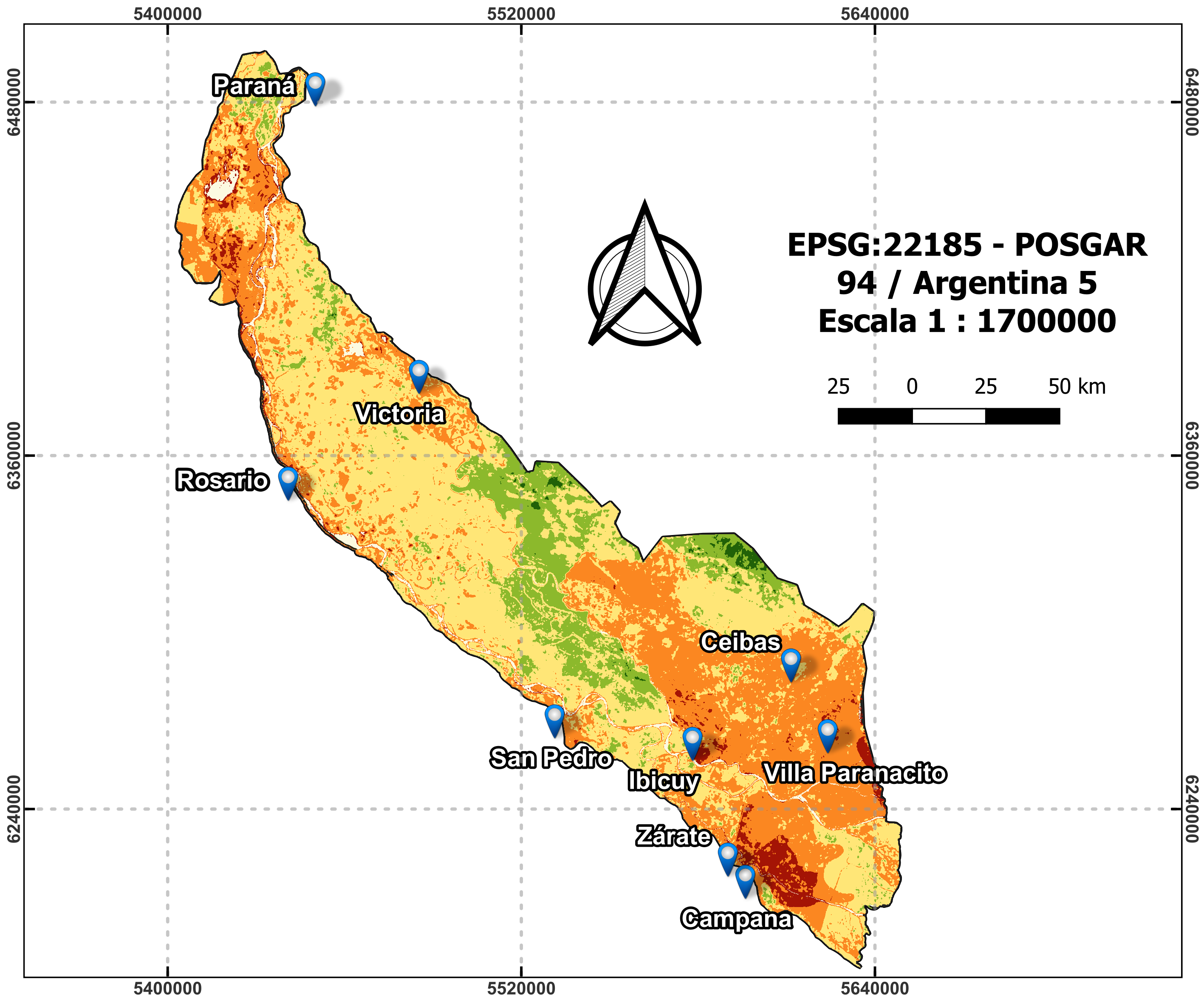 Mapa de vulnerabilidad ambiental